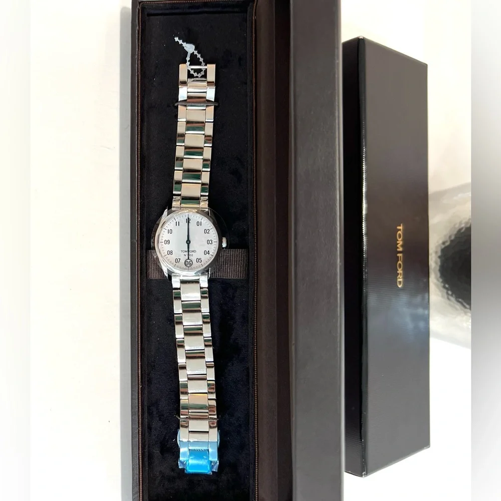 TOM FORD Stainless Steel No. 002 Watch 38mm